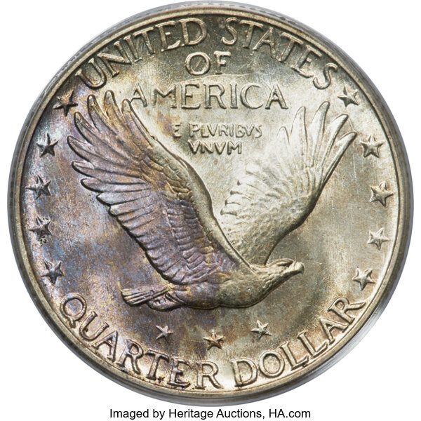 image for: 1923-S 25c PCGS MS63 FH