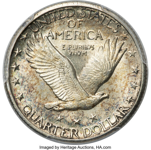 image for: 1920-D 25c PCGS MS62 FH CAC