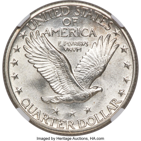 image for: 1924-S 25c NGC MS65 FH