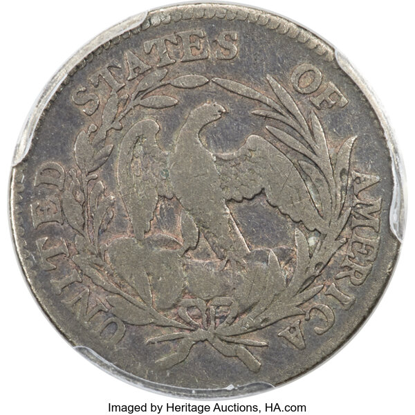 image for: 1797 10C 16 Stars, JR-1, R.4, VF25 PCGS....