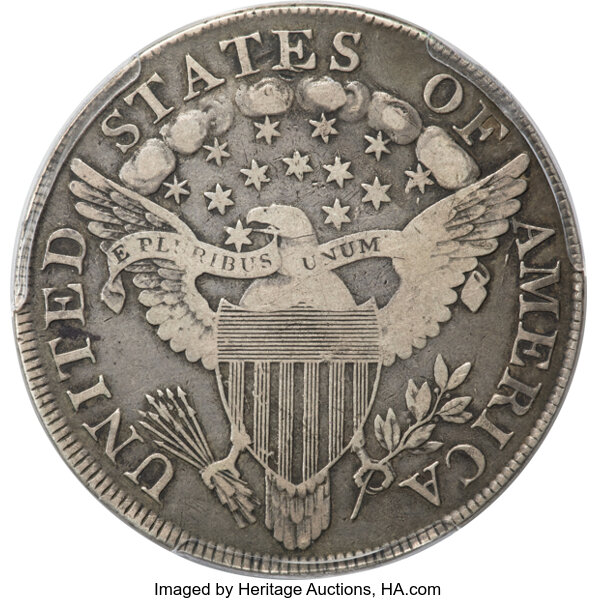 image for: 1799 7x6 Stars, B-21, BB-169 $1  PCGS VF25 CAC