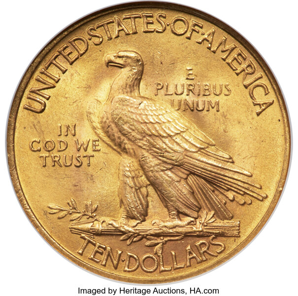 image for: 1932 $10  NGC MS65