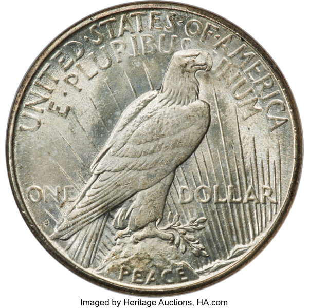 image for: 1925-S $1  NGC MS65