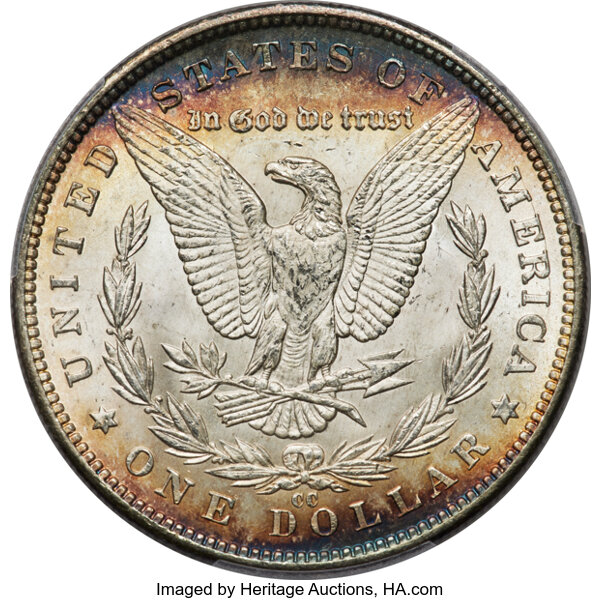 image for: 1891-CC $1  PCGS MS65