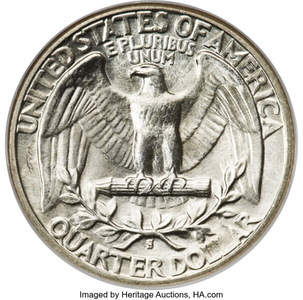 image for: 1943-S 25C Doubled Die Obverse, FS-101, MS67 NGC. CAC....