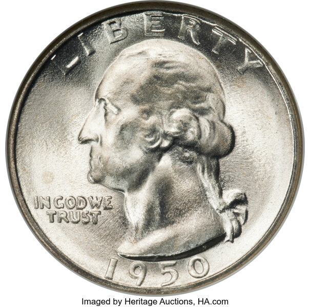 image for: 1950-S/D 25C FS-601 MS67 NGC....