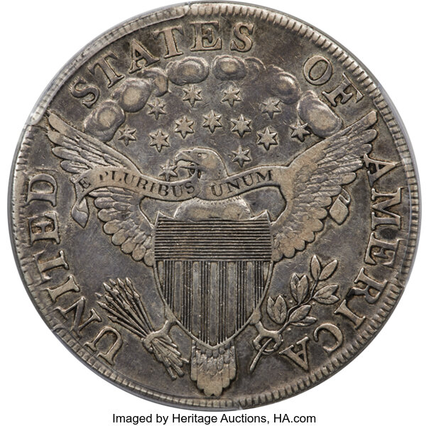 image for: 1803 Large 3, B-6, BB-255 $1  PCGS VF30