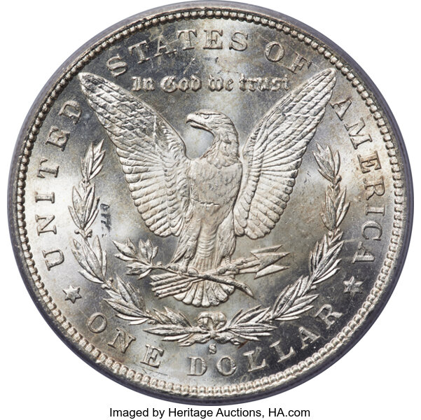 image for: 1894-S $1  PCGS MS65