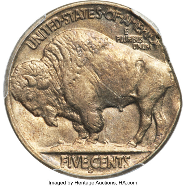 image for: 1926-S 5c PCGS AU58