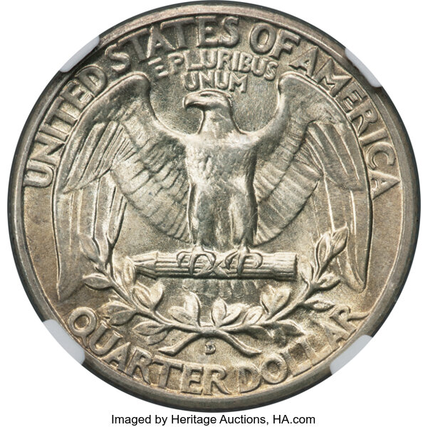 image for: 1942-D 25C Doubled Die Obverse, FS-101, MS65 NGC....
