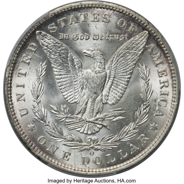 image for: 1896-O $1  PCGS MS62+