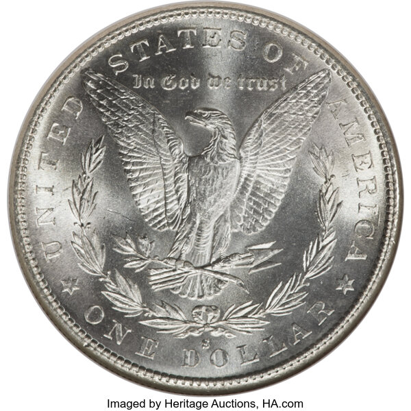 image for: 1882-S $1  NGC MS68