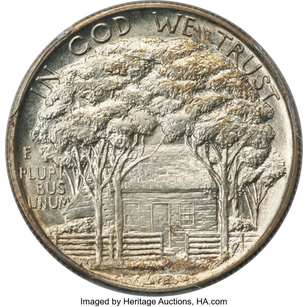 image for: 1922 Grant Memorial, with Star 50c PCGS MS65