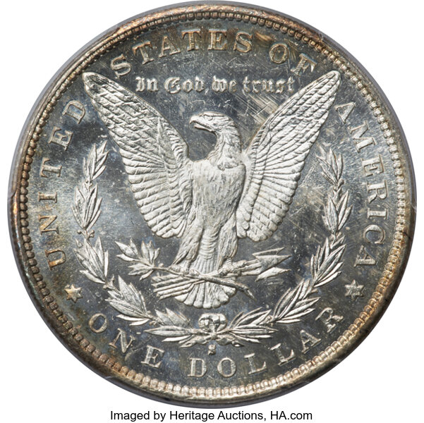 image for: 1891-S $1  PCGS MS65+ PL CAC