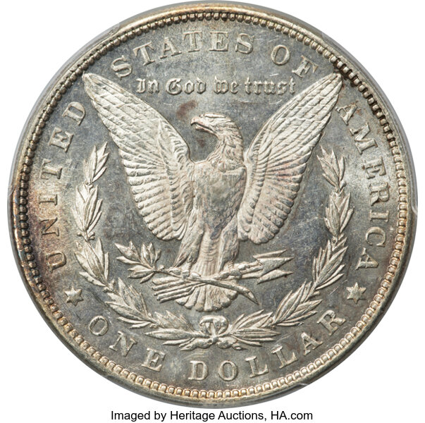 image for: 1893 $1  PCGS MS60 PL