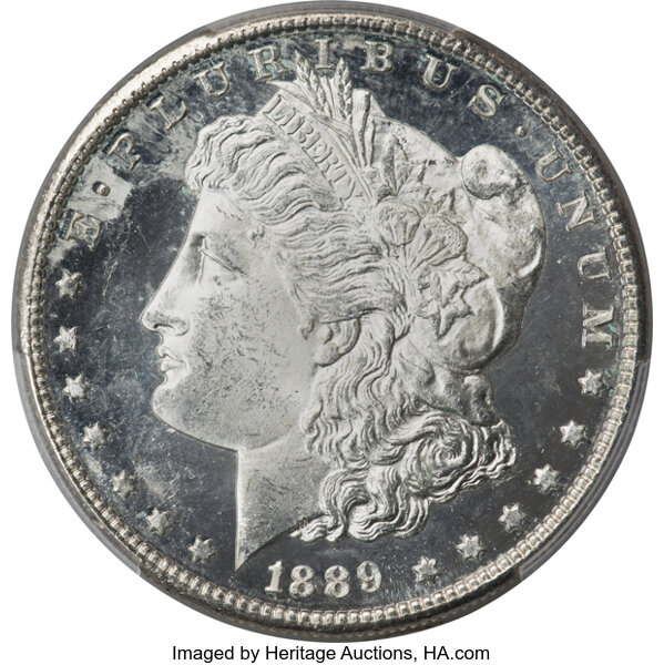 image for: 1889-S $1 MS64 Deep Mirror Prooflike PCGS....