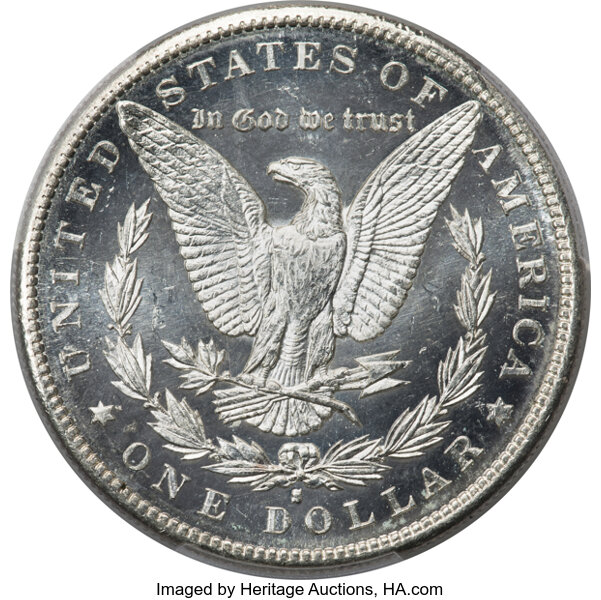 image for: 1889-S $1 MS64 Deep Mirror Prooflike PCGS....