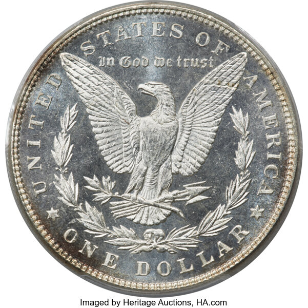 image for: 1887 $1  PCGS MS66 DMPL