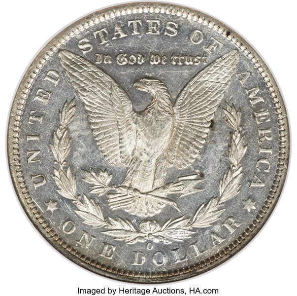 image for: 1894-O $1 AU55 Deep Prooflike NGC....