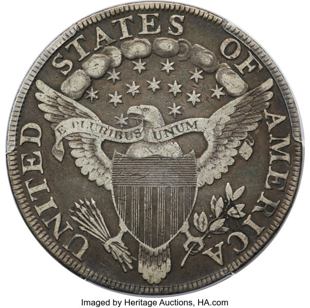 image for: 1802/1 Narrow Date, B-4, BB-232 $1  PCGS VF20