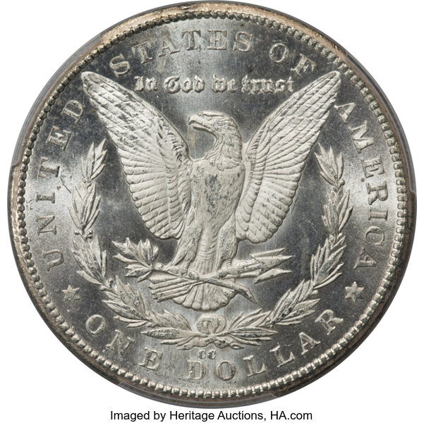 image for: 1879-CC $1  PCGS MS62