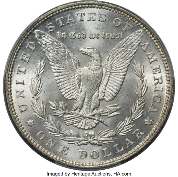 image for: 1894 $1  PCGS MS63