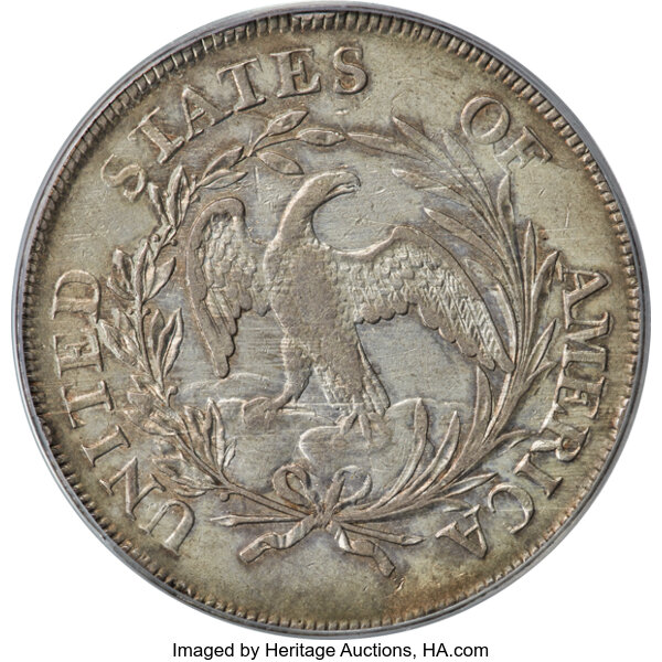 image for: 1797 10x6 Stars, Large Letters, B-3, BB-71 $1  PCGS XF45