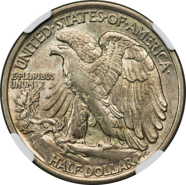 image for: 1921 50c NGC AU58