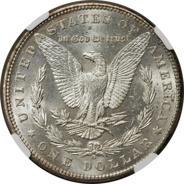 image for: 1899-O Micro O, Wing Lines, VAM-5 $1  NGC MS61