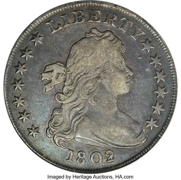 image for: 1802/1 $1 Wide Date, B-3, BB-234, R.3, VF35 NGC....