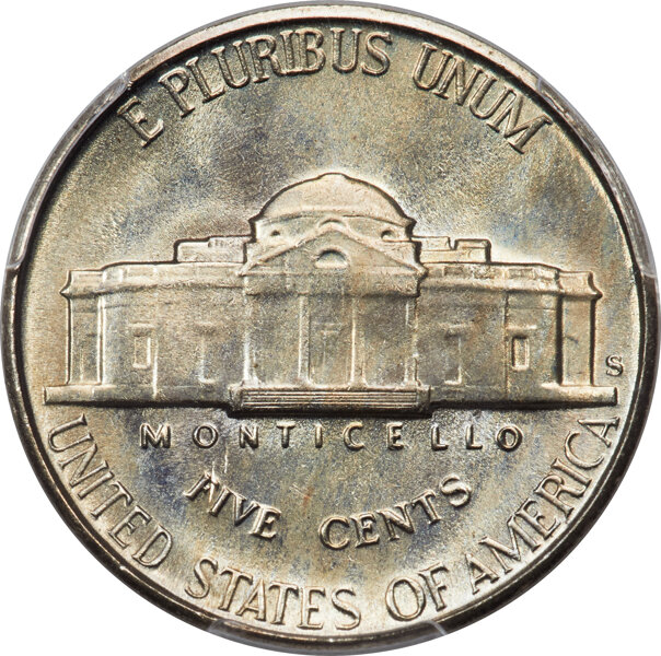 image for: 1949-S 5c PCGS MS67 FS