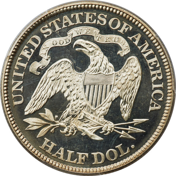 image for: 1871 50C PR64 Deep Cameo PCGS....