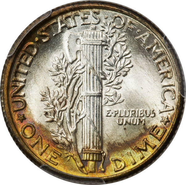 image for: 1930 10c PCGS MS67 FB