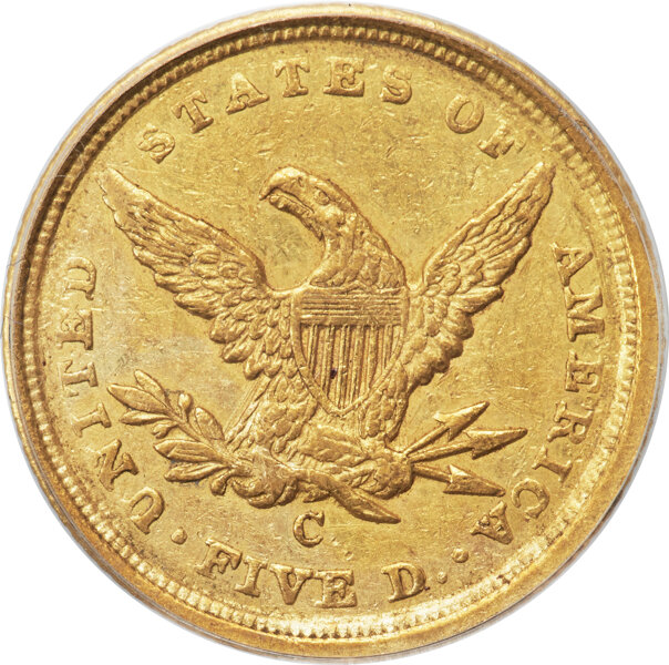image for: 1840-C $5  PCGS XF45 CAC
