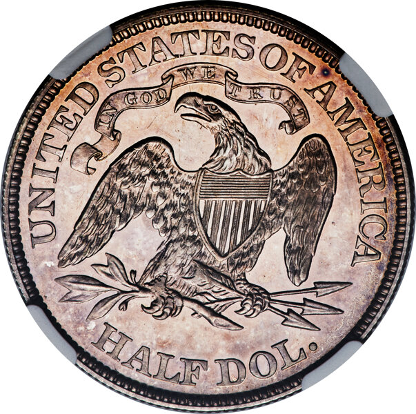 image for: 1873 No Arrows, Closed 3 50c NGC PR66 CAM