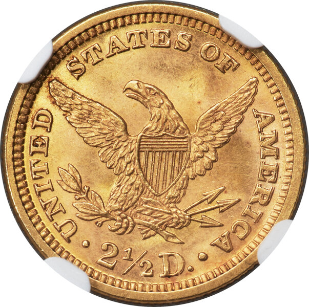 image for: 1891 $2 1/2 Doubled Die Reverse, FS-801, MS65 NGC....