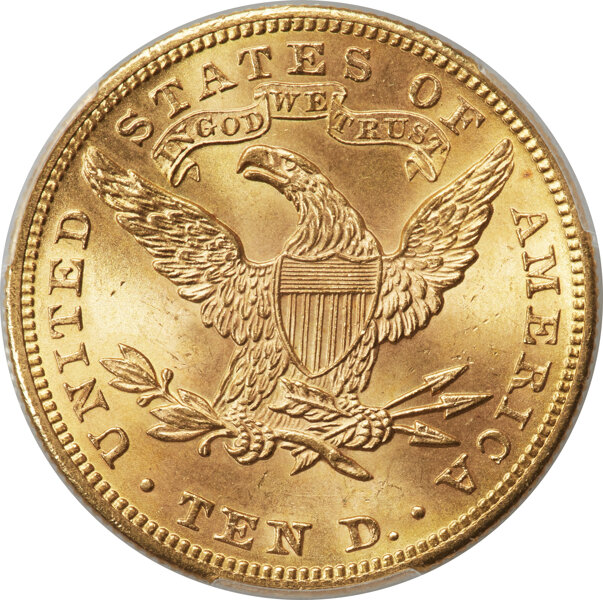 image for: 1899 $10  PCGS MS65