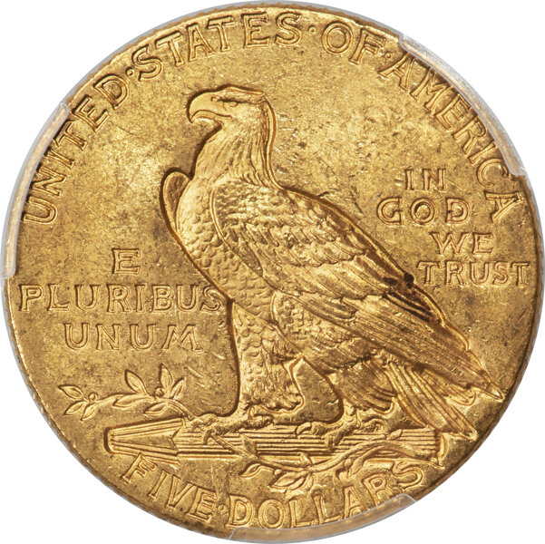 image for: 1913 $5  PCGS MS64