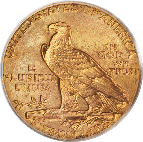 image for: 1912 $5  PCGS MS64
