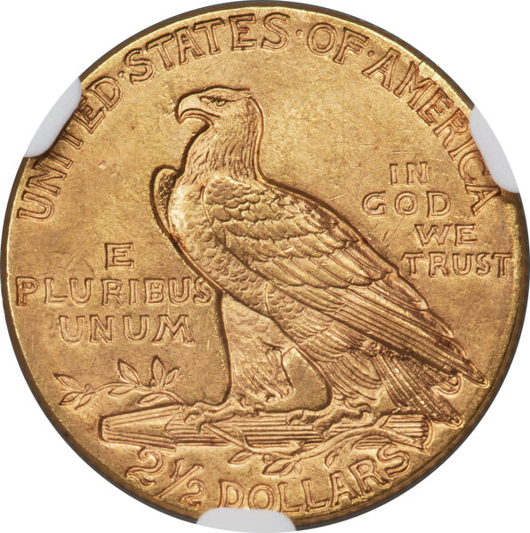 image for: 1914 $2 1/2 NGC MS64+