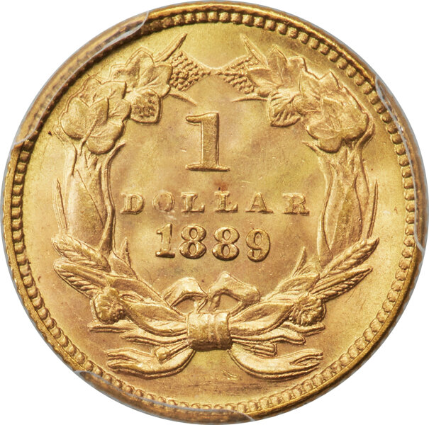 image for: 1889 G$1 PCGS MS67