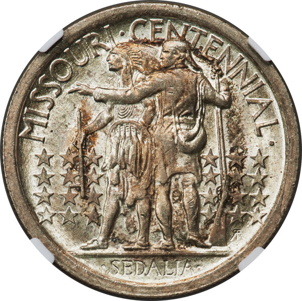 image for: 1921 Missouri 50c NGC MS66