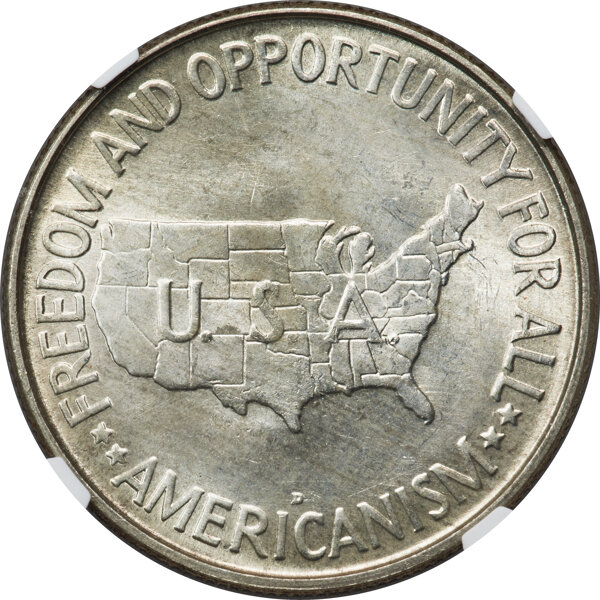 image for: 1952-D Washington-Carver 50c NGC MS67