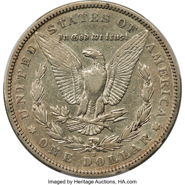 image for: 1893-S $1  PCGS VF20