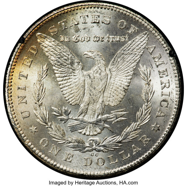 image for: 1878-CC GSA Hoard, Hard package $1  NGC MS65