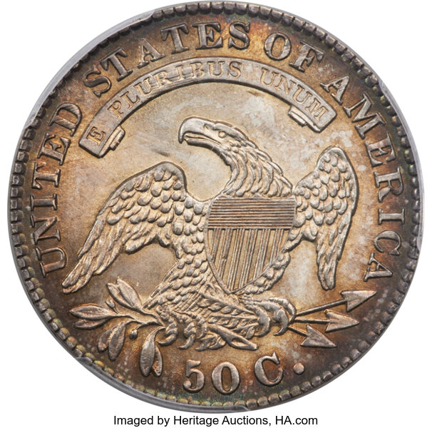 image for: 1830 Large 0, O-123 50c PCGS MS65