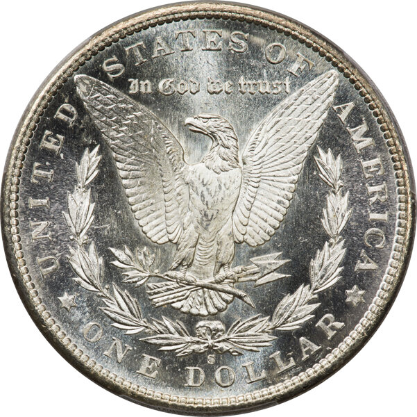 image for: 1890-S $1  PCGS MS66 PL