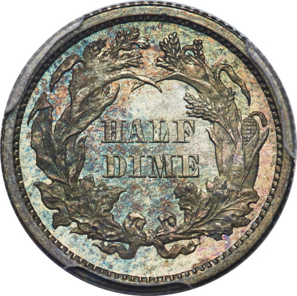 image for: 1868 H10c PCGS MS67+ CAC