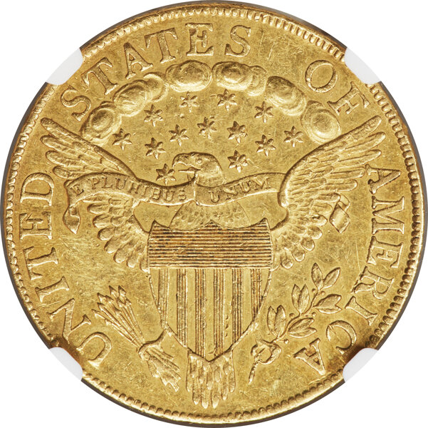 image for: 1801 $10 BD-2, R.2, AU55 NGC....