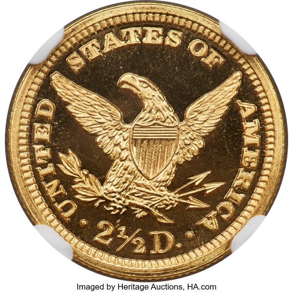 image for: 1897 $2 1/2 JD-1, High R.4, PR68★  Ultra Cameo NGC....